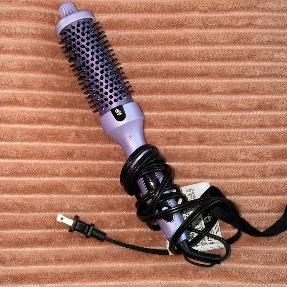 Wavytalk Thermal Brush 1.5 Inch Ionic Heated Round Brush Lavender Purple 420F